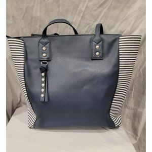 Kate & Alex Cuffaro Italian Designed PU/Canvas Handbag